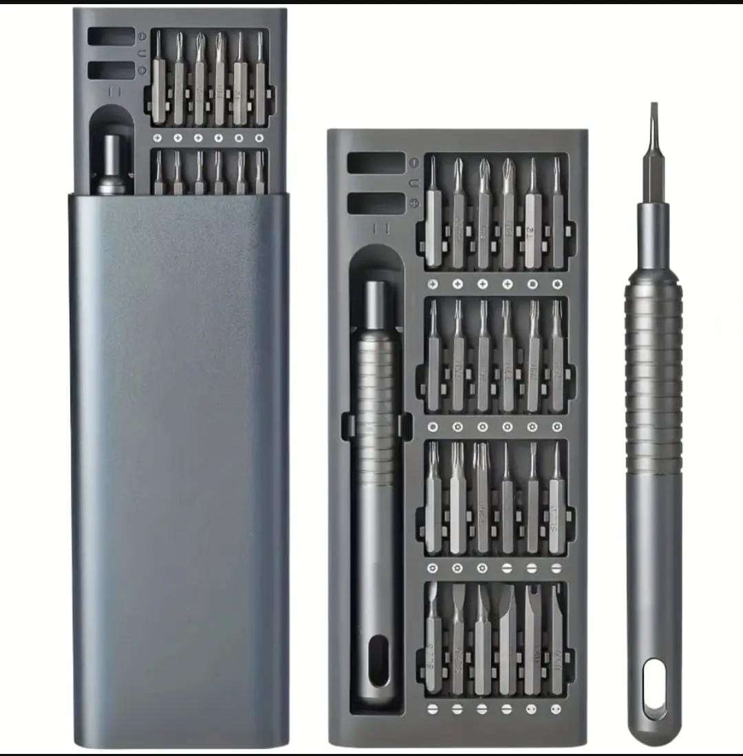 25-in-1 Precision Screwdriver Set – Magnetic Bits with Sliding Storage Case