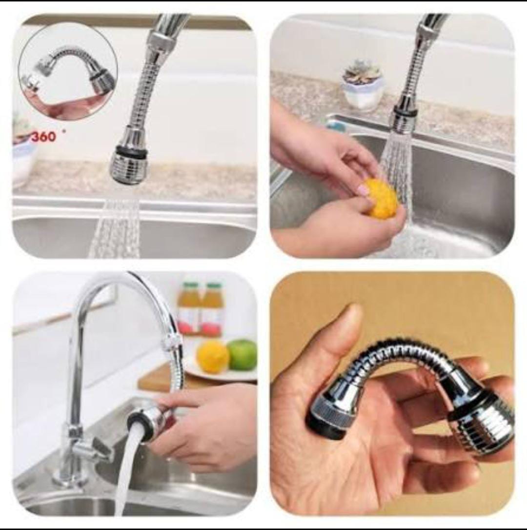360 Degree Long Faucet | Tap Shower Anti-Splash Faucet | Rotatable Shower Faucet For Kitchen