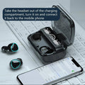 M10 TWS Wireless Bluetooth Earbuds with 9D Noise Reduction & Digital Display Charging Case