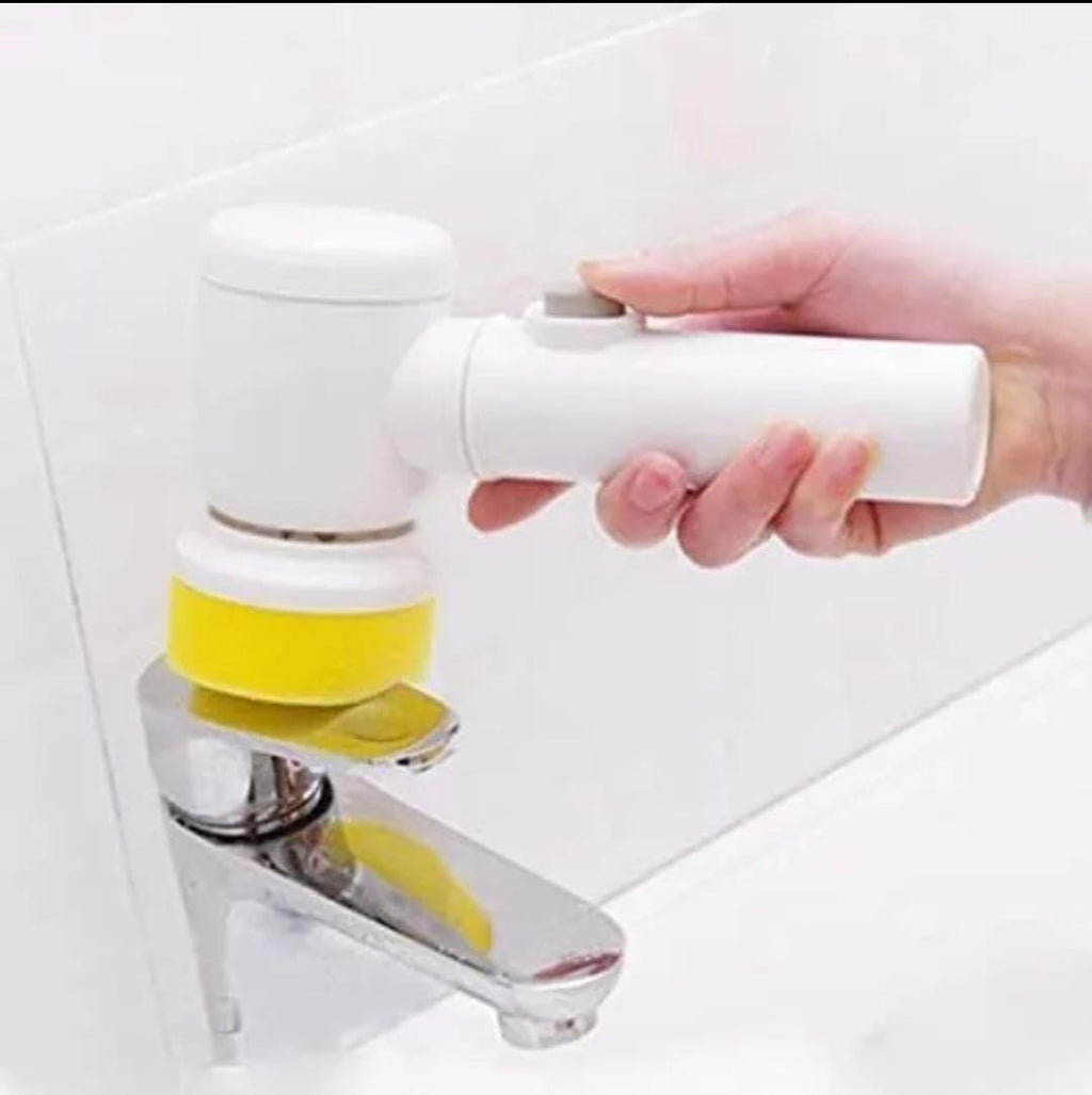 5-In-1 Handheld Electric Cleaning Brush - Household Accessory Designed For Surface Cleaning And Daily Maintenance Routine